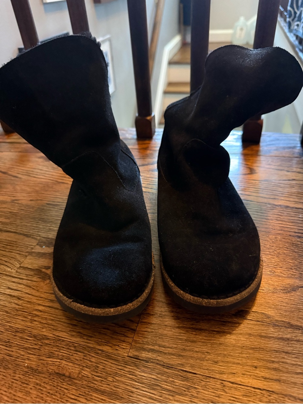 Women’s Birkenstock Black Suede Winter Boots - Cozy Slip-On Style